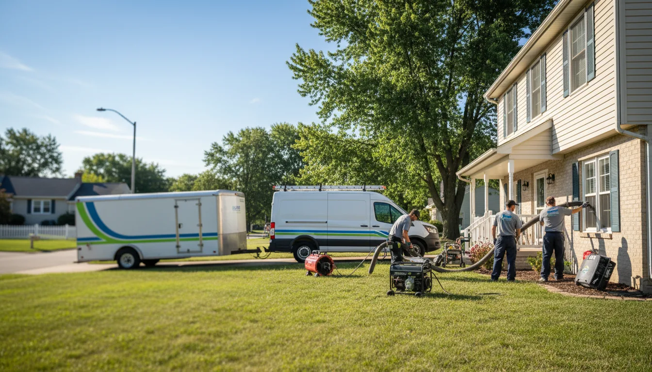 Flooded Basement Restoration And Cleanup With Repair in East Haddam, CT near me